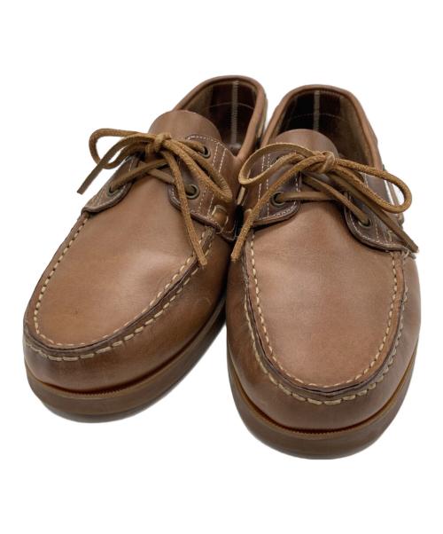 PARABOOT（パラブーツ）PARABOOT (パラブーツ) BEAMS F (ビームスエフ) 別注 MALO デッキシューズ ブラウン サイズ:SIZE 8の古着・服飾アイテム