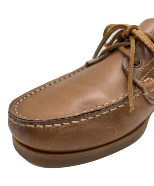 PARABOOT（パラブーツ）PARABOOT (パラブーツ) BEAMS F (ビームスエフ) 別注 MALO デッキシューズ ブラウン サイズ:SIZE 8の古着・服飾アイテム