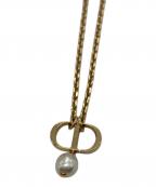 Diorディオール）の古着「PETIT CD ネックレス」｜ゴールド