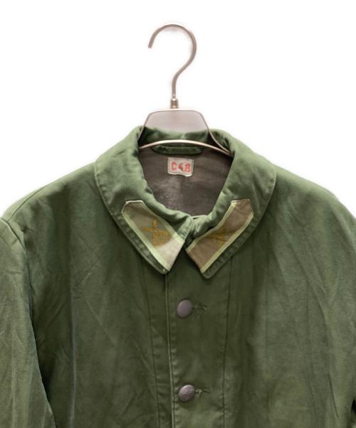 Swedish Army（スウェーデン軍）Swedish Army (スウェーデン軍) M-59 ミリタリージャケット グリーン サイズ:C48の古着・服飾アイテム