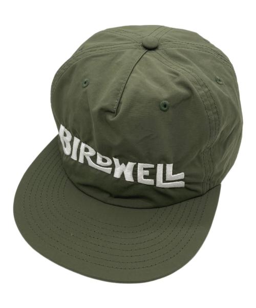 BIRDWELL（バードウェル）BIRDWELL (バードウェル) Wordmark Nylon Snapback グリーンの古着・服飾アイテム