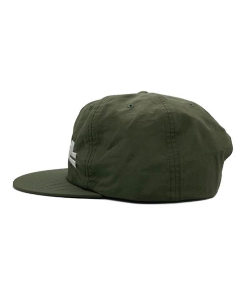 BIRDWELL（バードウェル）BIRDWELL (バードウェル) Wordmark Nylon Snapback グリーンの古着・服飾アイテム