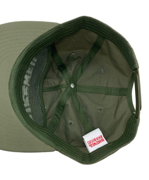 BIRDWELL（バードウェル）BIRDWELL (バードウェル) Wordmark Nylon Snapback グリーンの古着・服飾アイテム