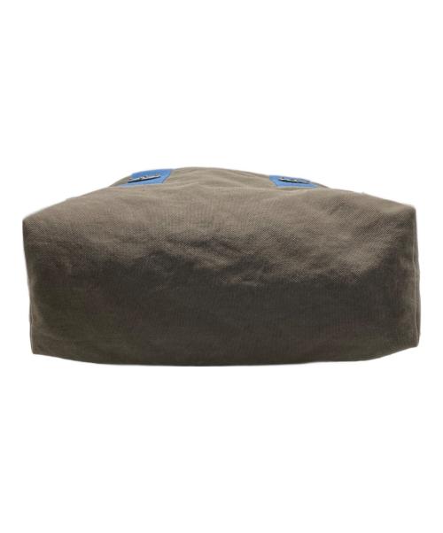 Vivienne Westwood（ヴィヴィアンウエストウッド）Vivienne Westwood (ヴィヴィアンウエストウッド) 2wayトートバッグ ブラウン×ブルーの古着・服飾アイテム