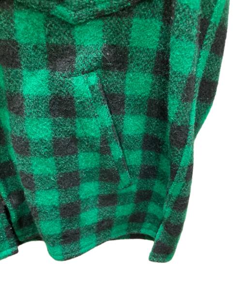 JOHNSON WOOLEN MILLS（ジョンソンウーレンミルズ）JOHNSON WOOLEN MILLS (ジョンソンウーレンミルズ) マッキーノジャケット グリーン サイズ:Mの古着・服飾アイテム