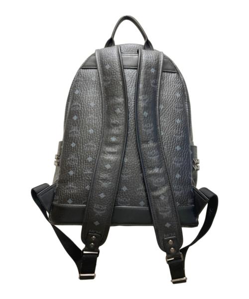MCM（エムシーエム）MCM (エムシーエム) サイドスタッズ付 ヴィセトス バックパック ブラックの古着・服飾アイテム