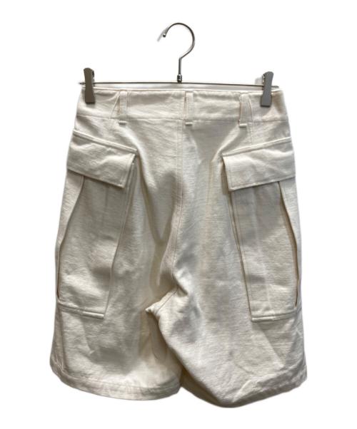 HERILL（ヘリル）HERILL (ヘリル) HL Denim Cargoshorts ホワイト サイズ:SIZE 00の古着・服飾アイテム