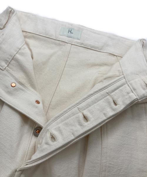 HERILL（ヘリル）HERILL (ヘリル) HL Denim Cargoshorts ホワイト サイズ:SIZE 00の古着・服飾アイテム