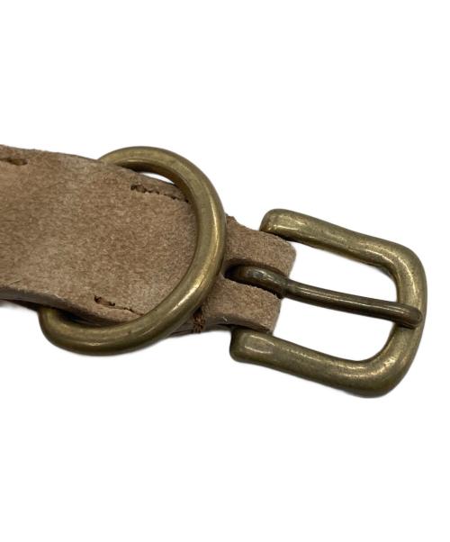 AURALEE（オーラリー）AURALEE (オーラリー) LEATHER BELT / レザー ベルト ベージュの古着・服飾アイテム