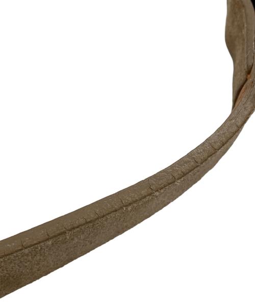 AURALEE（オーラリー）AURALEE (オーラリー) LEATHER BELT / レザー ベルト ベージュの古着・服飾アイテム