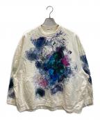 LAD MUSICIANラッドミュージシャン）の古着「Crew Neck Pullover 花柄 / クルー ネック プルオーバー 花柄」｜マルチカラー