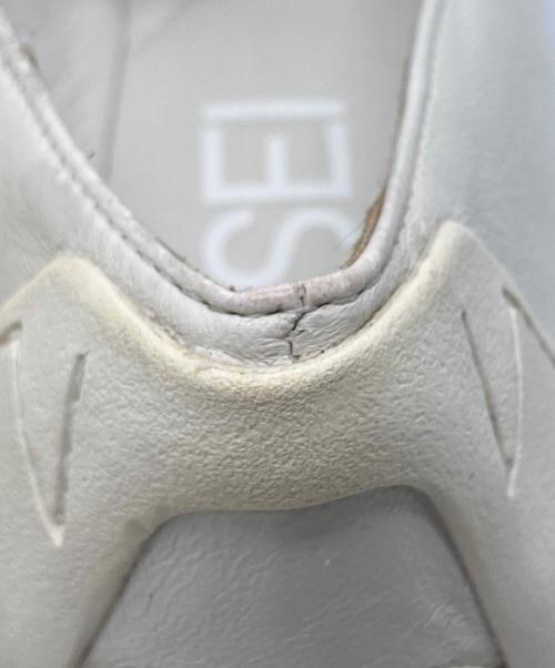 SHISEI（シセイ）SHISEI (シセイ) シープレザーフラットシューズ ホワイト サイズ:37 1/2の古着・服飾アイテム