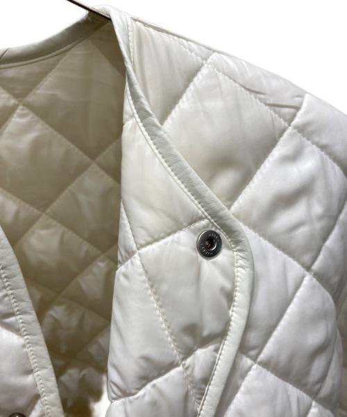 H BEAUTY&YOUTH（エイチ ビューティー&ユース）H BEAUTY&YOUTH (エイチ ビューティー&ユース) CHINTZ QUILTED JACKET キルティングジャケット ホワイト サイズ:Ｍの古着・服飾アイテム