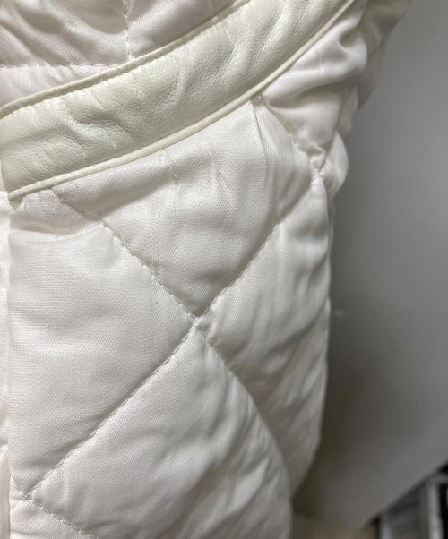 H BEAUTY&YOUTH（エイチ ビューティー&ユース）H BEAUTY&YOUTH (エイチ ビューティー&ユース) CHINTZ QUILTED JACKET キルティングジャケット ホワイト サイズ:Ｍの古着・服飾アイテム