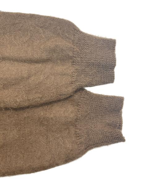 Denham（デンハム）Denham (デンハム) モヘヤニット ブラウン サイズ:Sの古着・服飾アイテム