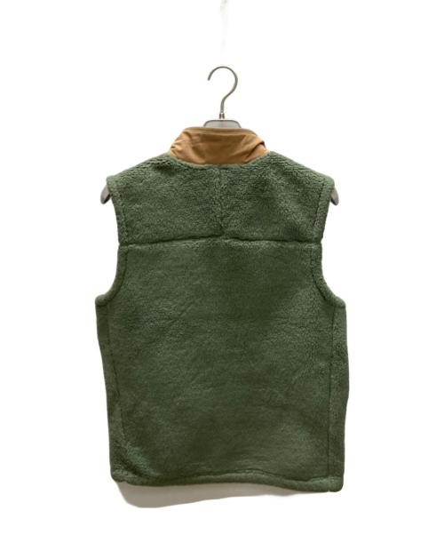 THE NORTH FACE（ザ ノース フェイス）THE NORTH FACE (ザ ノース フェイス) フリースベスト グリーン×ベージュ サイズ:Ｍの古着・服飾アイテム
