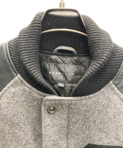SEAN JOHN（ショーンジョン）SEAN JOHN (ショーンジョン) スタジャン グレー×ブラック サイズ:Mの古着・服飾アイテム