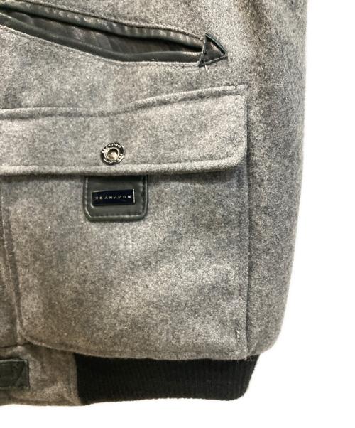 SEAN JOHN（ショーンジョン）SEAN JOHN (ショーンジョン) スタジャン グレー×ブラック サイズ:Mの古着・服飾アイテム