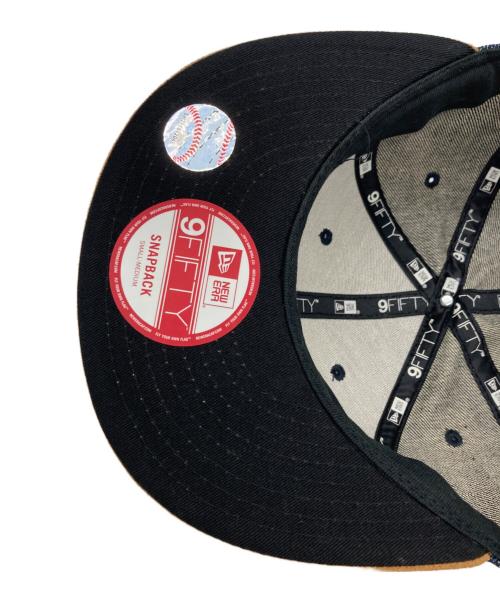 New Era（ニューエラ）New Era (ニューエラ) インディアンスキャップ インディゴ×ブラウンの古着・服飾アイテム