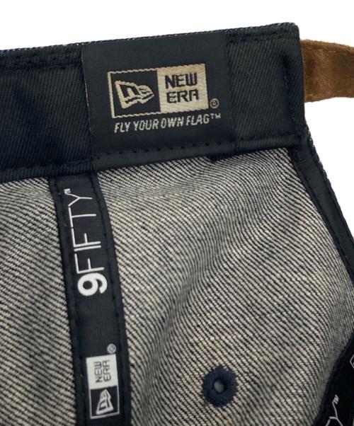 New Era（ニューエラ）New Era (ニューエラ) インディアンスキャップ インディゴ×ブラウンの古着・服飾アイテム