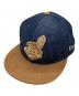 New Era（ニューエラ）の古着「インディアンスキャップ」｜インディゴ×ブラウン