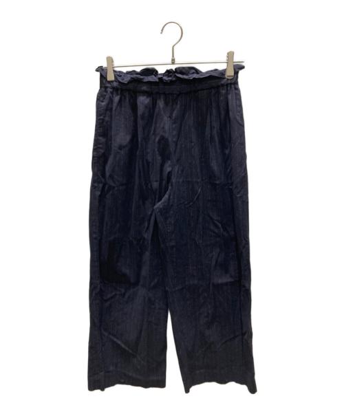 JOURNAL STANDARD（ジャーナルスタンダード）JOURNAL STANDARD (ジャーナルスタンダード) ウォッシャブル コットンリネン VIS ワイドパンツ ネイビー サイズ:Ｓの古着・服飾アイテム