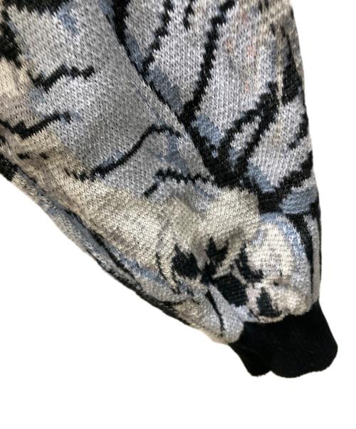 WACKO MARIA（ワコマリア）WACKO MARIA (ワコマリア) Tim Lehi Jacquard Cardigan グレー×ブラック サイズ:Mの古着・服飾アイテム