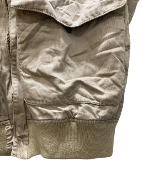SCHOTT BROS.（ショット）SCHOTT BROS. (ショットブロス) A-2 コットンフライトジャケット ベージュ サイズ:Lの古着・服飾アイテム