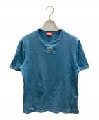 DIESELディーゼル）の古着「T-JUST-OD オーバルDロゴ Tシャツ」｜ブルー
