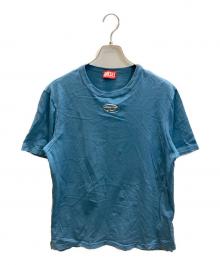 DIESEL（ディーゼル）の古着「T-JUST-OD オーバルDロゴ Tシャツ」｜ブルー