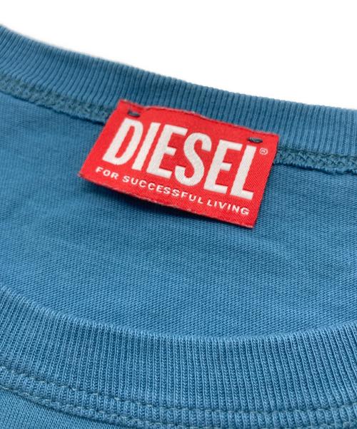 DIESEL（ディーゼル）DIESEL (ディーゼル) T-JUST-OD オーバルDロゴ Tシャツ ブルー サイズ:SIZE Mの古着・服飾アイテム