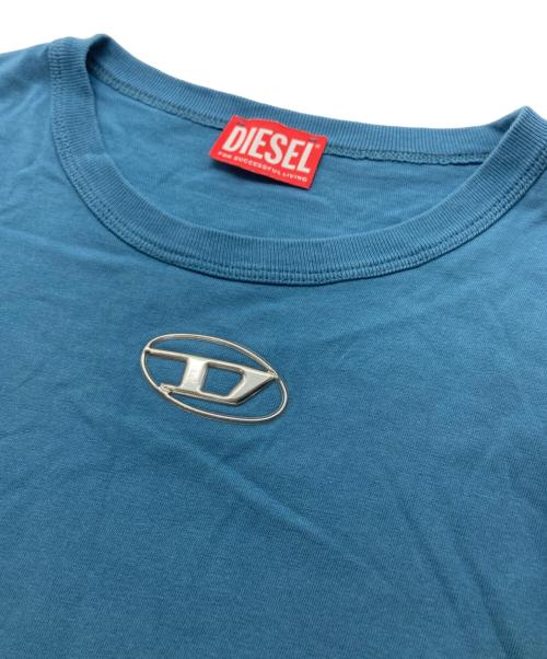 DIESEL（ディーゼル）DIESEL (ディーゼル) T-JUST-OD オーバルDロゴ Tシャツ ブルー サイズ:SIZE Mの古着・服飾アイテム