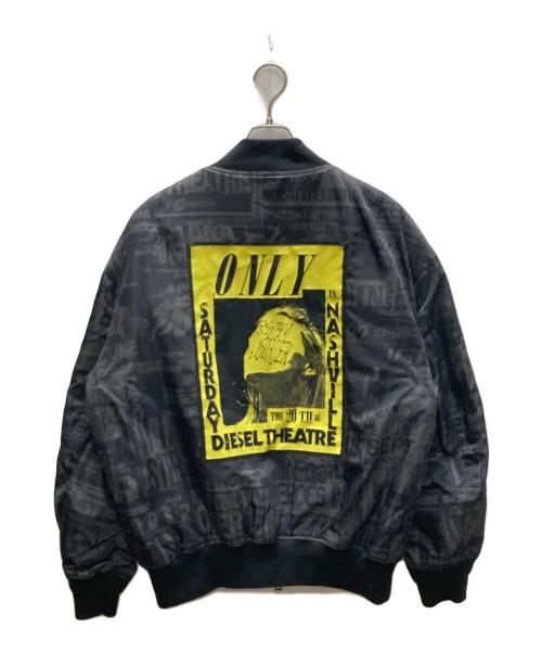 DIESEL（ディーゼル）DIESEL (ディーゼル) ボンバージャケット グレー サイズ:Ｍの古着・服飾アイテム