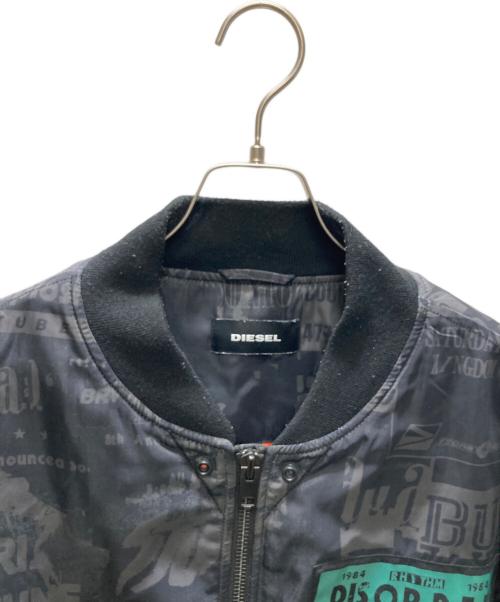 DIESEL（ディーゼル）DIESEL (ディーゼル) ボンバージャケット グレー サイズ:Ｍの古着・服飾アイテム