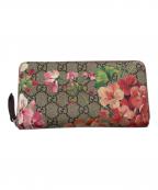 GUCCIグッチ）の古着「GGブルームス ラウンドジップウォレット」