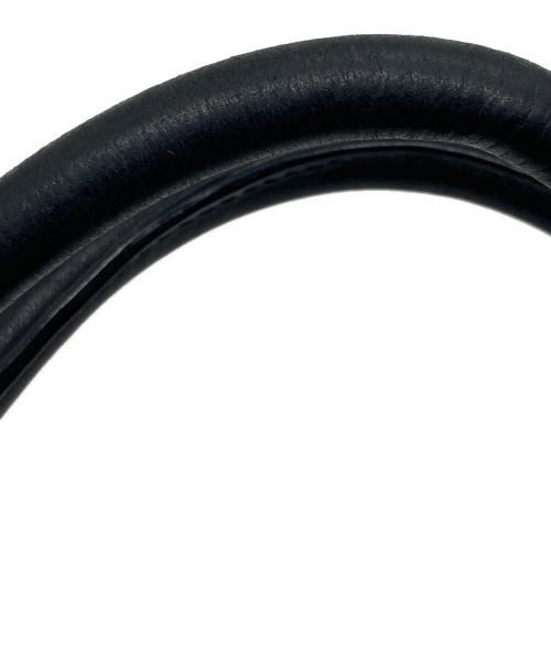 RALPH LAUREN（ラルフローレン）RALPH LAUREN (ラルフローレン) レザーハンドバッグ ブラックの古着・服飾アイテム