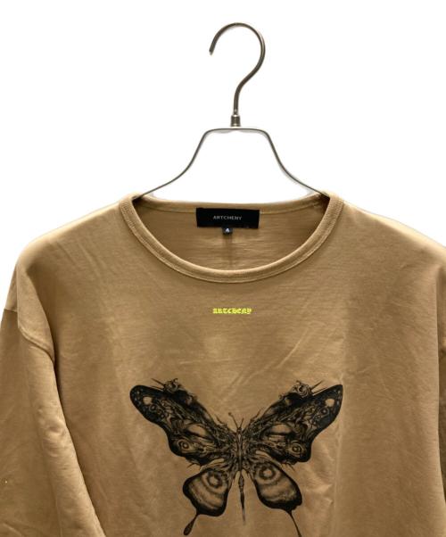 ARTCHENE（アーケニー）ARTCHENE (アーケニー) ロングスリーブカットソー ベージュ サイズ:4の古着・服飾アイテム