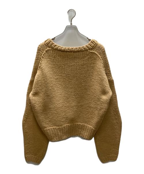 TODAYFUL（トゥデイフル）TODAYFUL (トゥデイフル) Vネックヘンリーニット ベージュ サイズ:FREEの古着・服飾アイテム