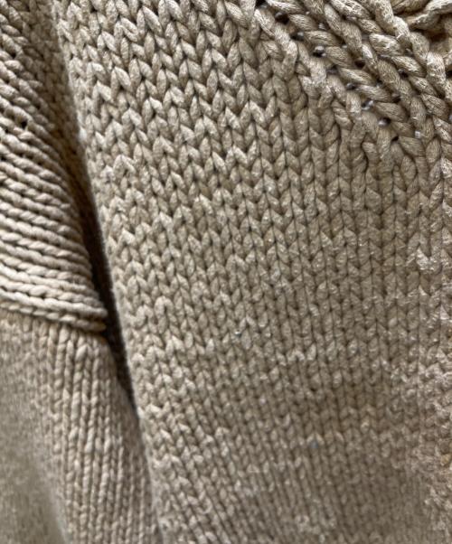 TODAYFUL（トゥデイフル）TODAYFUL (トゥデイフル) Vネックヘンリーニット ベージュ サイズ:FREEの古着・服飾アイテム