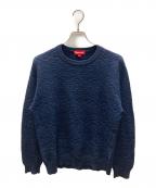 SUPREMEシュプリーム）の古着「Cotton Jacquard Sweater コットンジャガードシュプリーム」｜ネイビー