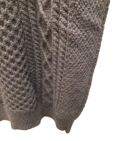 Noah（ノア）Noah (ノア) ケーブルニット ブラウン サイズ:Mの古着・服飾アイテム