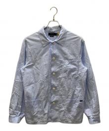 POLO RALPH LAUREN（ポロ・ラルフローレン）の古着「シアサッカーストライプジャケット」｜ブルー×ホワイト