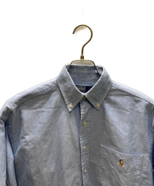 POLO RALPH LAUREN（ポロ・ラルフローレン）POLO RALPH LAUREN (ポロ・ラルフローレン) THE BIG SHIRT ビッグシャツ ブルー サイズ:XSの古着・服飾アイテム