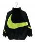NIKE (ナイキ) VM SWOOSH FULL ZIP JACKET ボア フリース ジャケット ブラック×グリーン サイズ:XXL：5000円