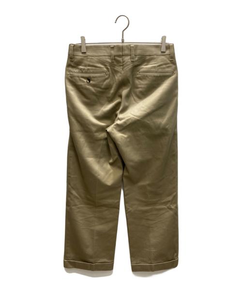 Barnstormer（バーンストーマー）BARNSTORMER (バーンストーマー) MACARTHUR 2 2タックパンツ ブラウン サイズ:Mの古着・服飾アイテム