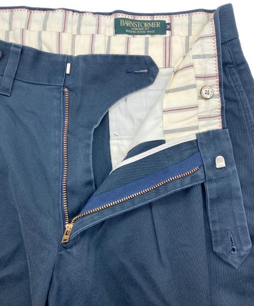 Barnstormer（バーンストーマー）BARNSTORMER (バーンストーマー) MACARTHUR 2 2タックパンツ ネイビー サイズ:Mの古着・服飾アイテム