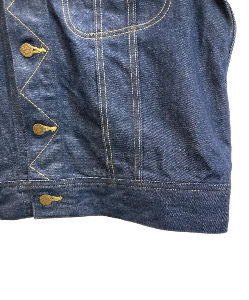 LEE（リー）LEE (リー) RIDERS101 WIDE JACKET/ライダース ワイドデニムジャケット インディゴ サイズ:Mの古着・服飾アイテム