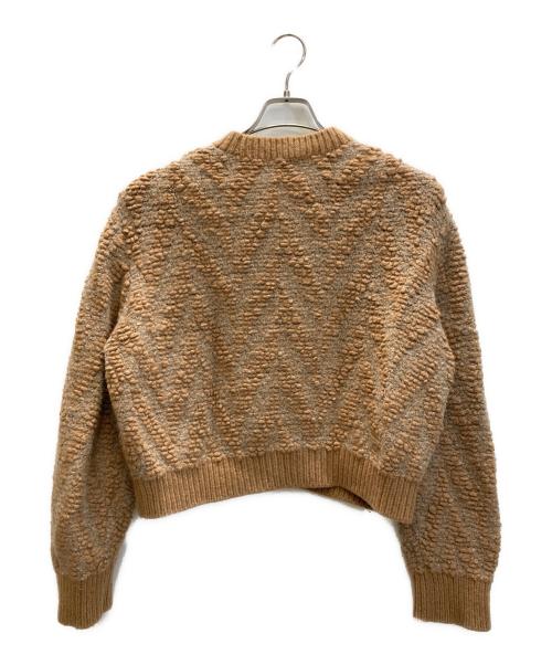 6(ROKU) BEAUTY&YOUTH（ロク ビューティーアンドユース）6(ROKU) BEAUTY&YOUTH (ロク ビューティーアンドユース) JACQUARD KNIT PULLOVER/ニット ブラウン サイズ:FREEの古着・服飾アイテム