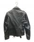BRANDED GARMENTS (ブランデッドガーメンツ) ダブルライダースジャケット ブラック サイズ:40：7000円