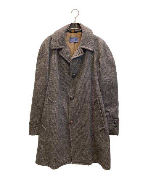 PENDLETON（ペンドルトン）PENDLETON (ペンドルトン) 80-90s クルミボタン ウールコート ブラウン サイズ:40の古着・服飾アイテム